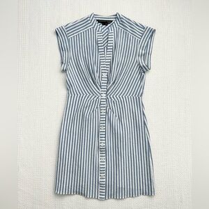 Veronica Beard Blue and White Striped summer Dress